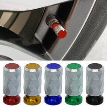 Load image into Gallery viewer, 4Pcs Aluminum Car Tire Wheel Rims Stem Air Valve Caps Stems Tyre Cover Truck Bike Auto Wheel Nipple Plugs
