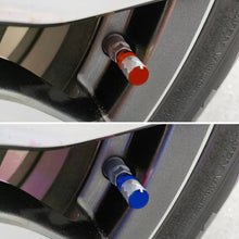 Load image into Gallery viewer, 4Pcs Aluminum Car Tire Wheel Rims Stem Air Valve Caps Stems Tyre Cover Truck Bike Auto Wheel Nipple Plugs