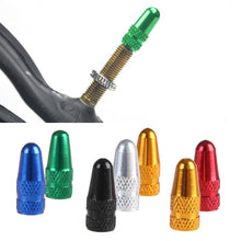 Load image into Gallery viewer, Bicycle Tire Presta Valves Caps Air Valve Caps Aluminium Alloy for Road Bike Tyre Ultralight Cap Designed Valve Covers