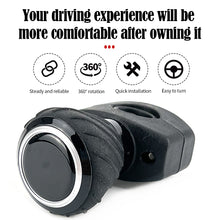 Load image into Gallery viewer, Labor Saving Car Steering Wheel Booster Spinner Knob Truck Tractor Forklift 360 Degree Grip Ball Turning Hand Control Auto Parts
