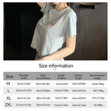 Load image into Gallery viewer, Sweet Cool Girl T-shirt Crop Top Ruffled Sleeves Shirts Casual Clothes Y2k Cropped Tee Shirt Top White Black Tops for Summer