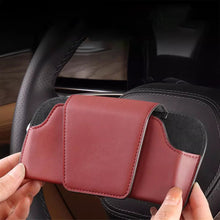 Load image into Gallery viewer, Car Sun Visor Glasses Case Auto Leather Glasses Holder Sunglasses Clip Card Ticket Holder Multi-Function Car Interior Storage