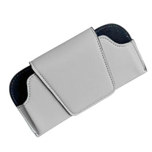 Load image into Gallery viewer, Car Sun Visor Glasses Case Auto Leather Glasses Holder Sunglasses Clip Card Ticket Holder Multi-Function Car Interior Storage