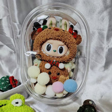 Load image into Gallery viewer, 1Pc Mystery Box Storage Case Anime Ornaments Mystery Box Organizer Box Square Plush Dolls Display Bag With Keychain