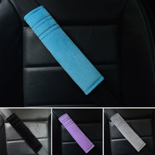 Load image into Gallery viewer, 2Pcs Car Seatbelt Covers Velvet Shoulder Soft Plush Cushion Adjustable Belt Cover for Truck Backpack Straps Accessories