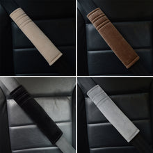Load image into Gallery viewer, 2Pcs Car Seatbelt Covers Velvet Shoulder Soft Plush Cushion Adjustable Belt Cover for Truck Backpack Straps Accessories