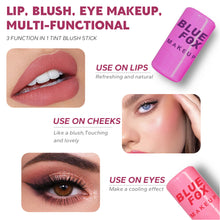 Load image into Gallery viewer, Jelly Blusher Cream Mouth Red Lipstick Lip Cheek Dual-use Multi-color Powder Blusher Stick Facelift Stick Matte Rouge Makeup