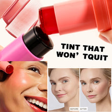 Load image into Gallery viewer, Jelly Blusher Cream Mouth Red Lipstick Lip Cheek Dual-use Multi-color Powder Blusher Stick Facelift Stick Matte Rouge Makeup