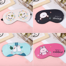 Load image into Gallery viewer, Creative Sleep Hot Compress Eye Mask Lunch Break Ice Bag Cartoon Cute Ice Compress Shading Eye Mask Travel Health Care