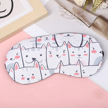 Load image into Gallery viewer, Creative Sleep Hot Compress Eye Mask Lunch Break Ice Bag Cartoon Cute Ice Compress Shading Eye Mask Travel Health Care