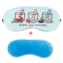 Load image into Gallery viewer, Creative Sleep Hot Compress Eye Mask Lunch Break Ice Bag Cartoon Cute Ice Compress Shading Eye Mask Travel Health Care