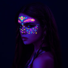 Load image into Gallery viewer, Fluorescent Love Graffiti Flower Arm Face Tattoo Sticker Waterproof Lover Lip Print Arm Sweatproof Tattoo Stickers