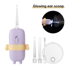 Load image into Gallery viewer, Luminescent Ear Digging Spoon Children Silicone Tape Lamp Soft Head Child Pain Prevention Tweezers Magnifying Visual Cleaner