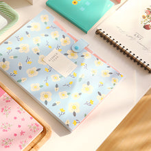 Load image into Gallery viewer, A4 Multi-Layers Folder Dutton File Bag File Bag Floral Six/Eight Cells Organ Bag Large Capacity Korean Simple Office Stationery