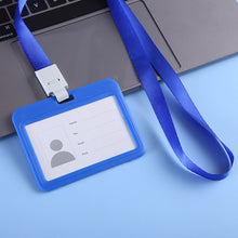 Load image into Gallery viewer, Lanyards ID Card Holder Bank Bus Pass Card Case Cover Bank Credit Card Holder Strap Cardholder Student Office Supplies