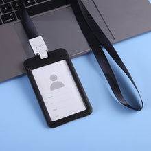 Load image into Gallery viewer, Lanyards ID Card Holder Bank Bus Pass Card Case Cover Bank Credit Card Holder Strap Cardholder Student Office Supplies