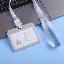 Load image into Gallery viewer, Lanyards ID Card Holder Bank Bus Pass Card Case Cover Bank Credit Card Holder Strap Cardholder Student Office Supplies