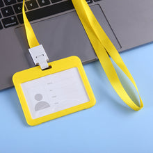 Load image into Gallery viewer, Lanyards ID Card Holder Bank Bus Pass Card Case Cover Bank Credit Card Holder Strap Cardholder Student Office Supplies