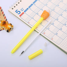Load image into Gallery viewer, 0.5mm Cute Hamburger Chips Design Erasable Pen Students Blue Black Gel Pens Kids Learning Stationery Office Supplies