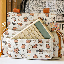 Load image into Gallery viewer, Large Capacity Fashion Oxford Pencil Bag Cloth Cosmetic Storage Bag Retro Student Stationery School Supplies