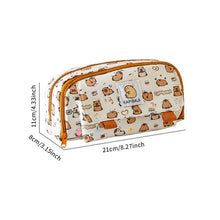 Load image into Gallery viewer, Large Capacity Fashion Oxford Pencil Bag Cloth Cosmetic Storage Bag Retro Student Stationery School Supplies