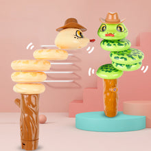 Load image into Gallery viewer, Twisted Balance Swinging Snake Whistle Toy Rotating Duck Decompression Swinging Force Control Balance Toy Snake