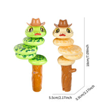 Load image into Gallery viewer, Twisted Balance Swinging Snake Whistle Toy Rotating Duck Decompression Swinging Force Control Balance Toy Snake