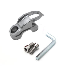 Load image into Gallery viewer, Aluminum Alloy Motorcycle Modified Upper Pump Side Hook Side Helmet Hook N1S Storage Hook Pump Side Hook for E-bike UQI U+B