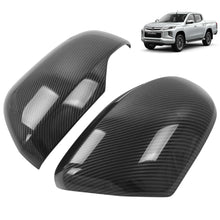Load image into Gallery viewer, 2Pcs Car Side Door Mirror Cover Cap Replace Auto Exterior Accessories Sides Rearview Cover ABS For Mitsubishi L200
