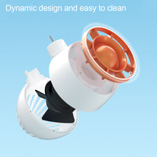 Load image into Gallery viewer, Mini Phone Turbo Small Fan Portable Handheld Silent Fan Plug Rotation Type-C And iPhone Ports