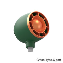 Load image into Gallery viewer, Mini Phone Turbo Small Fan Portable Handheld Silent Fan Plug Rotation Type-C And iPhone Ports