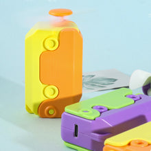 Load image into Gallery viewer, Portable Turnip Knife Small Fan USB Charging Summer Handheld Collapsible Cooling Artifact Decompression Toy For Children