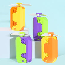 Load image into Gallery viewer, Portable Turnip Knife Small Fan USB Charging Summer Handheld Collapsible Cooling Artifact Decompression Toy For Children