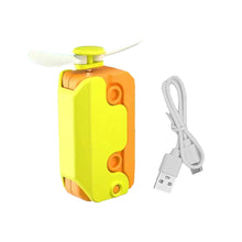 Load image into Gallery viewer, Portable Turnip Knife Small Fan USB Charging Summer Handheld Collapsible Cooling Artifact Decompression Toy For Children