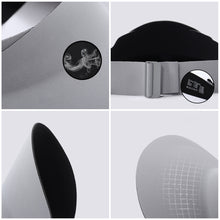 Load image into Gallery viewer, Portable Collapsible Summer Traceless Empty Top Sun Cap UPF50+ UV Protection Large Brimmed Sun Cap