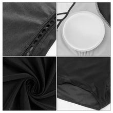 Load image into Gallery viewer, Solid Color Triangle One-Piece Long Sleeve Swimsuit Hollow Mesh Sexy Bikini With Breast Pad