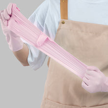 Load image into Gallery viewer, 30PCS 12-Inch Lengthened And Thickened Disposable Bare Nitrile Gloves Catering Baking Labor Protection Waterproof Durable Rubber Gloves