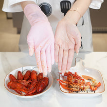 Load image into Gallery viewer, 30PCS 12-Inch Lengthened And Thickened Disposable Bare Nitrile Gloves Catering Baking Labor Protection Waterproof Durable Rubber Gloves