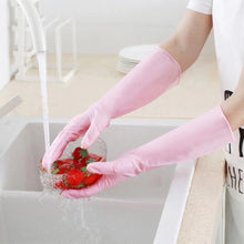 Load image into Gallery viewer, 30PCS 12-Inch Lengthened And Thickened Disposable Bare Nitrile Gloves Catering Baking Labor Protection Waterproof Durable Rubber Gloves