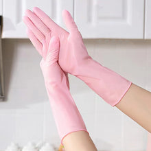 Load image into Gallery viewer, 30PCS 12-Inch Lengthened And Thickened Disposable Bare Nitrile Gloves Catering Baking Labor Protection Waterproof Durable Rubber Gloves