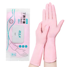 Load image into Gallery viewer, 30PCS 12-Inch Lengthened And Thickened Disposable Bare Nitrile Gloves Catering Baking Labor Protection Waterproof Durable Rubber Gloves