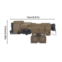 Load image into Gallery viewer, Tactical NAWL-C1 Nylon Battery Box Fishbone Adapter Left And Right Quick Switch Side Hanging Outdoor Flashlight Laser Light Battery Storage Box - No Function
