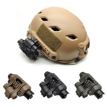 Load image into Gallery viewer, Five-Segment Helmet Light Mini Flashlight Clamp 25MM Adjustable And Rotatable Tactical Helmet Flashlight Clamp Guide Set