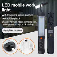 Load image into Gallery viewer, 1PC Rechargeable LED COB Working Light Multi-Functional Car Maintenance Outdoor Camping Flashlight Magnetic Type Suspended Emergency Lights