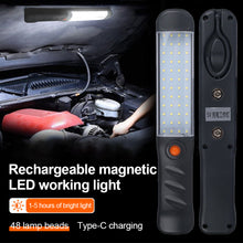 Load image into Gallery viewer, 1PC Rechargeable LED COB Working Light Multi-Functional Car Maintenance Outdoor Camping Flashlight Magnetic Type Suspended Emergency Lights