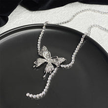 Load image into Gallery viewer, Shiny Butterfly Collar Necklace Women Fashion Jewelry Elegant Festival Party Charm Accessory Memorial Jewelry Gift 2024 Trend