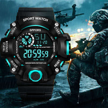 Load image into Gallery viewer, Men Electronic Watch Multi-functional Alarm Sports Luminous Watch Adult Outdoor Wristwatch 2024 Fashionable Electronic Clock