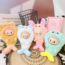 Load image into Gallery viewer, Cute Animals Headwear For Cotton Stuffed Dolls Toys 17cm Labubu Dress Up Doll Accessories