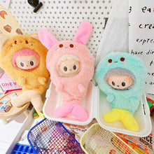 Load image into Gallery viewer, Cute Animals Headwear For Cotton Stuffed Dolls Toys 17cm Labubu Dress Up Doll Accessories