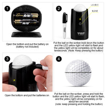 Load image into Gallery viewer, Golf Electric Mark Scraper With Scribing Pen Find The Center Of Gravity Distribution Line Golf Ball Accessories